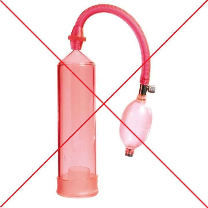 Contraindicaciones para el uso de bombas de vacío